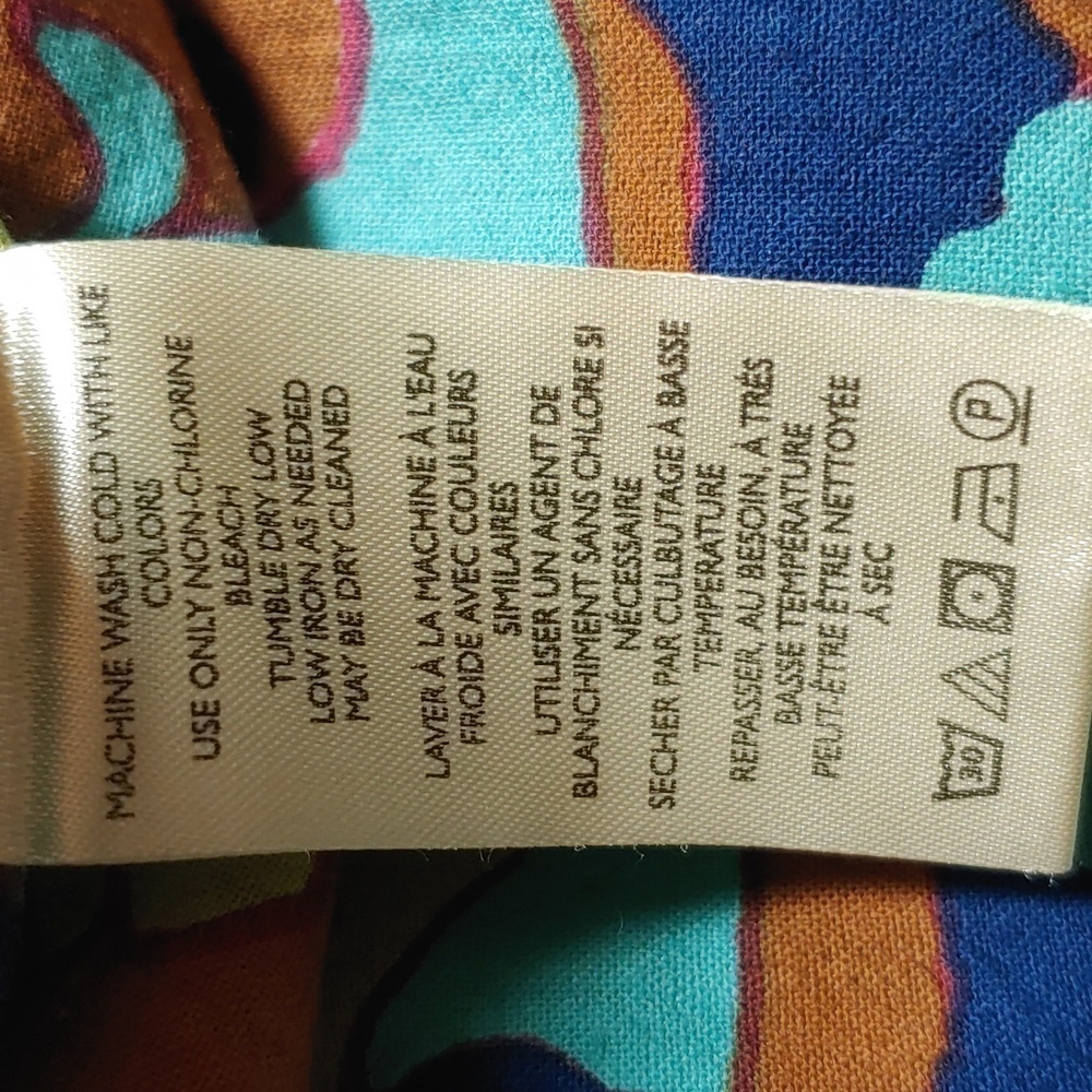 NWOT FREE PEOPLE Down and out printed flare pants - Picture 8 of 10